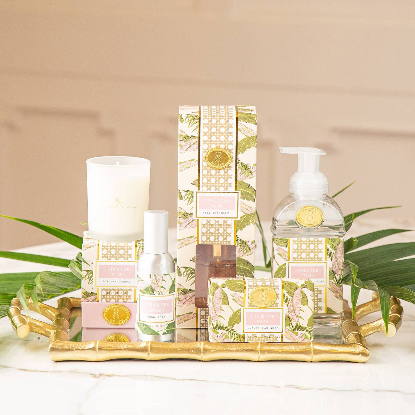 8 Oak Lane - Under the Palms 5.6oz Soy Wax Candle