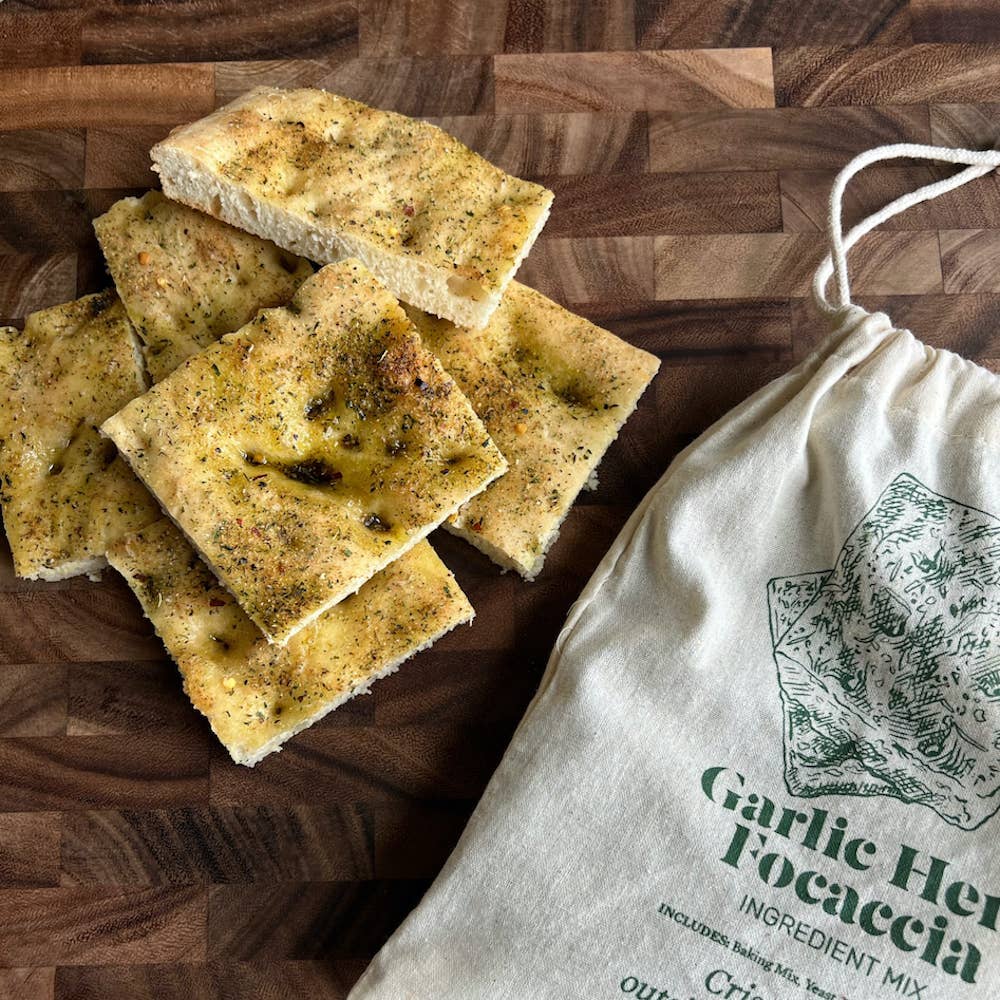 FarmSteady - Garlic Herb Focaccia Baking Mix