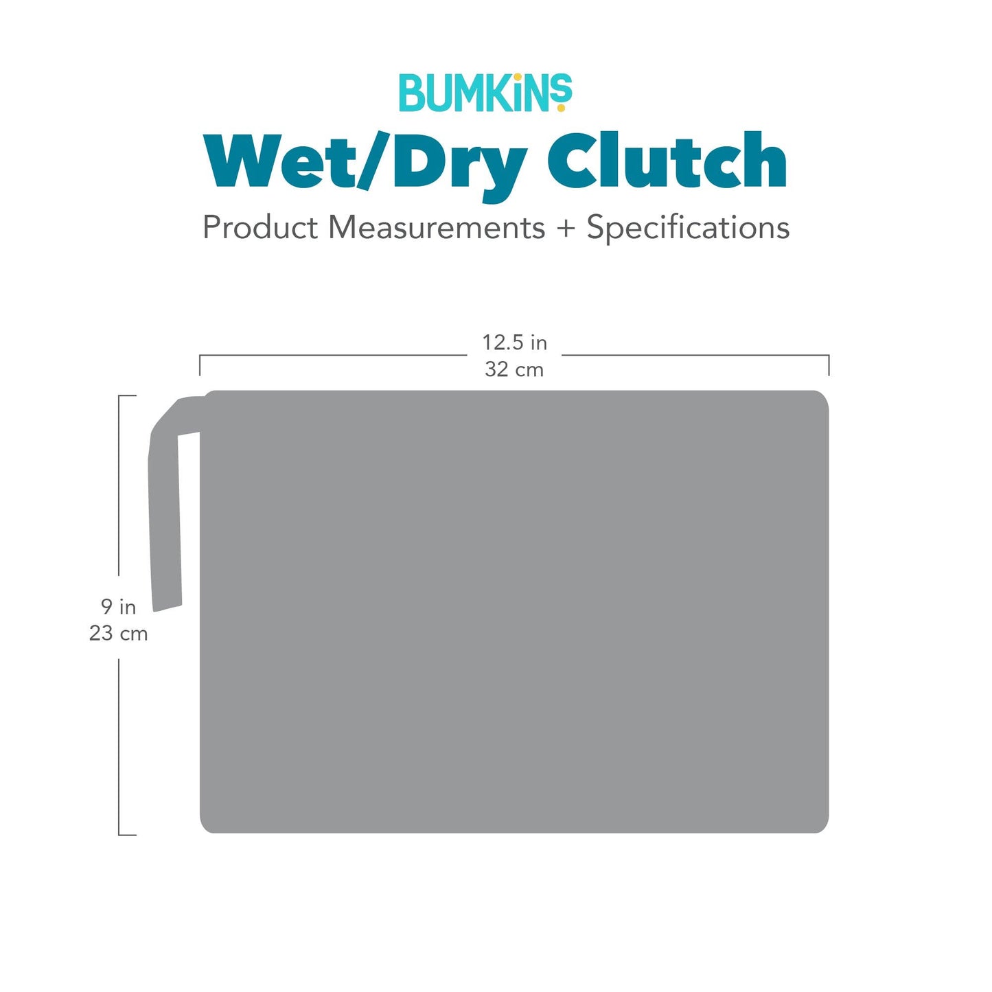 Wet/Dry Clutch: Nautical Stripe
