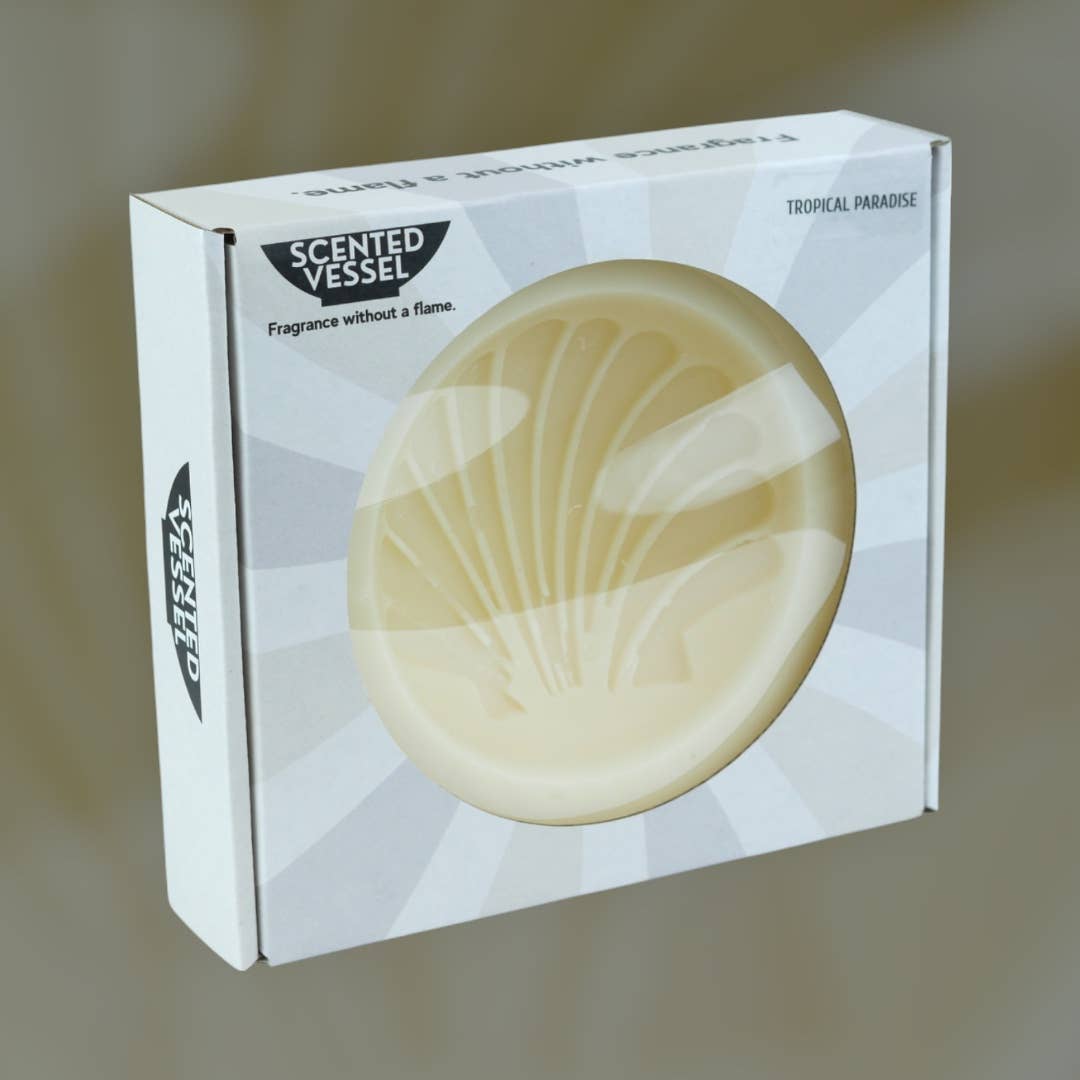 Cape Candle - Tropical Paradise Scented Vessel (Shell)