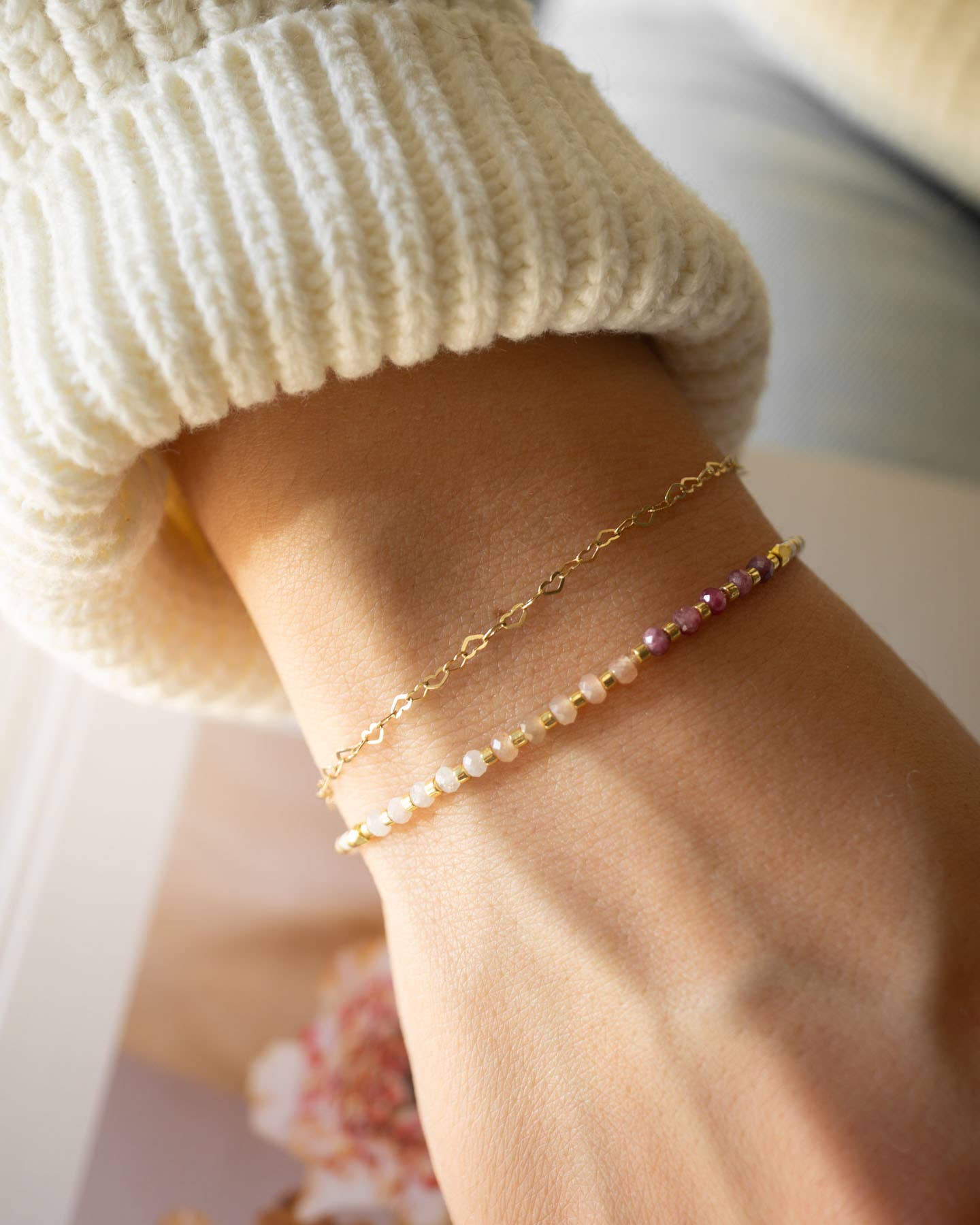 Kindred Row - Self Love Healing Gemstone Stacking Bracelet