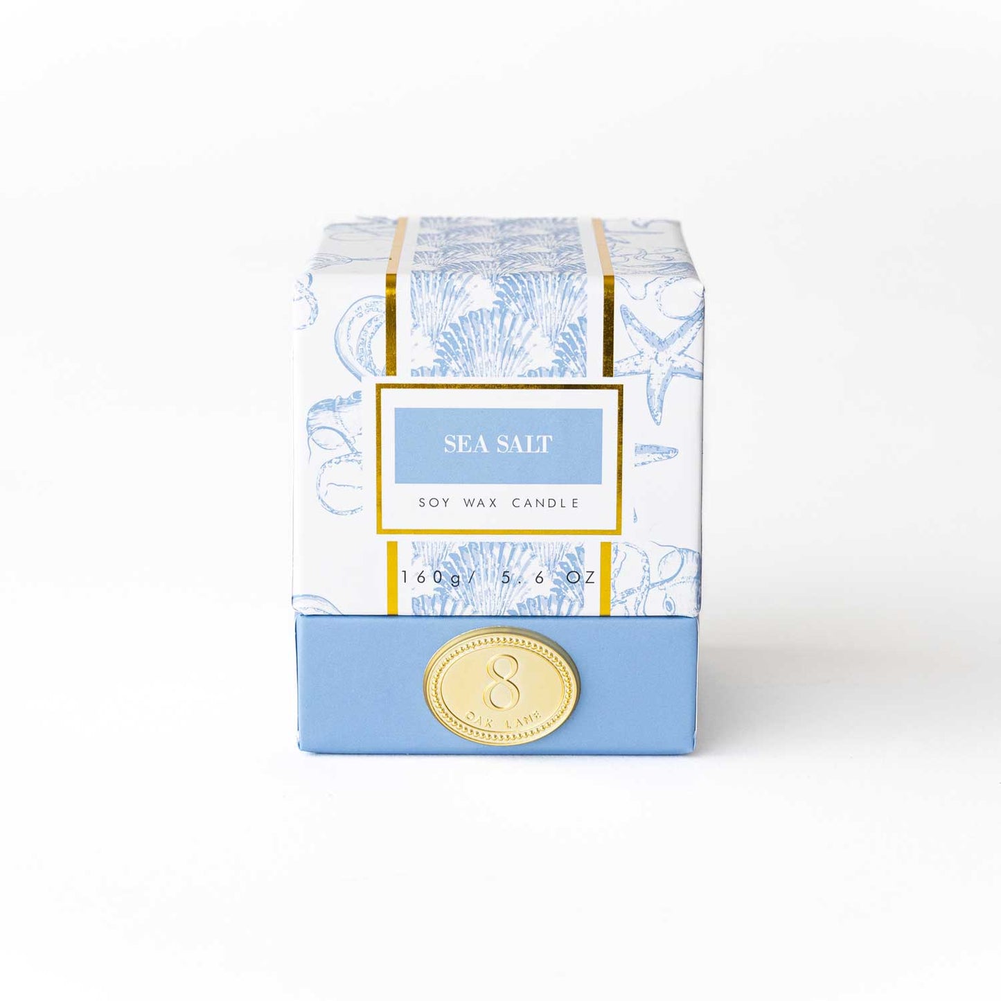 8 Oak Lane - Sea Salt Boxed 5.6oz Candle