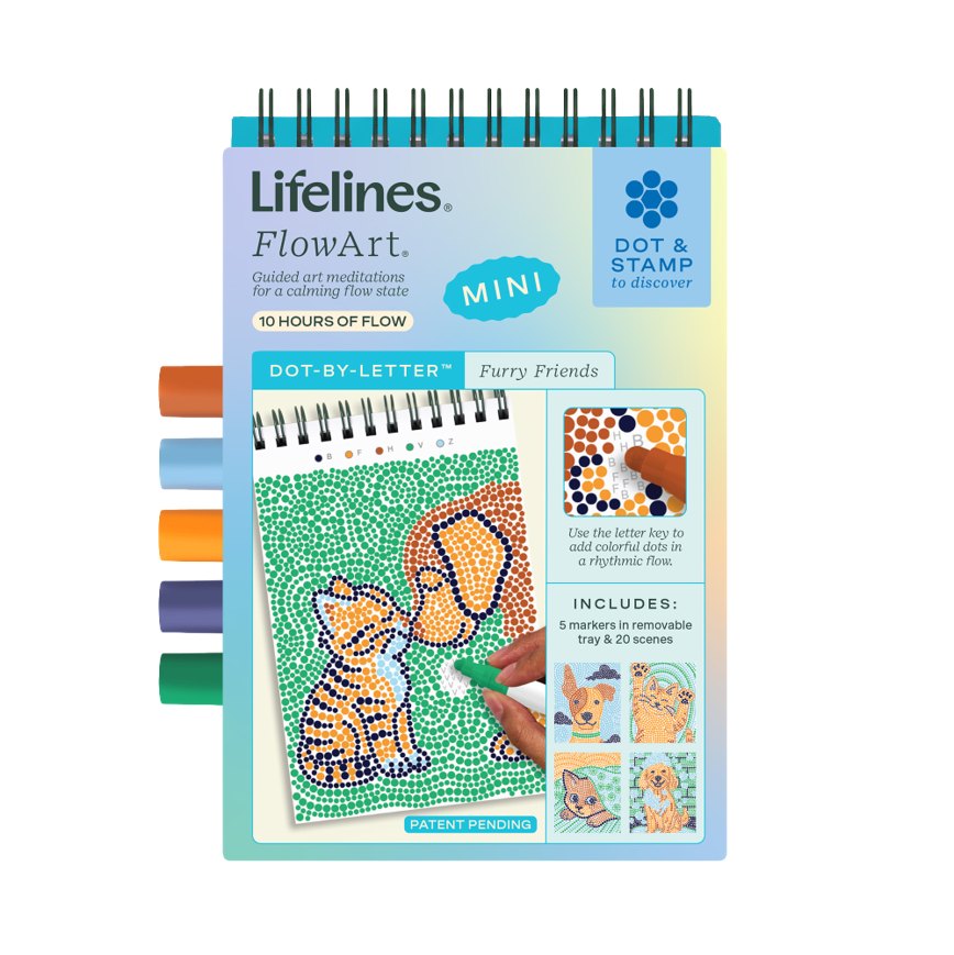 Lifelines - MINI FlowArt-Dot by Letter- Furry Friends