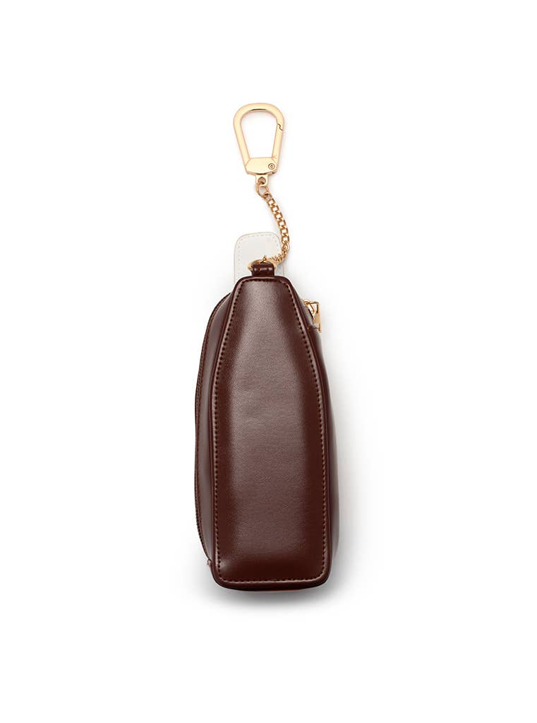 Living Royal - 2-in-1 Bag Charm & Reusable Shopper Bag - "Wine" Bottle