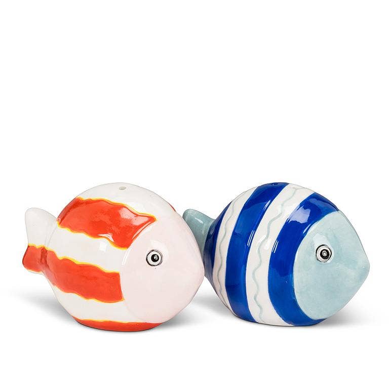Abbott - Striped Fish Salt & Pepper-2"H