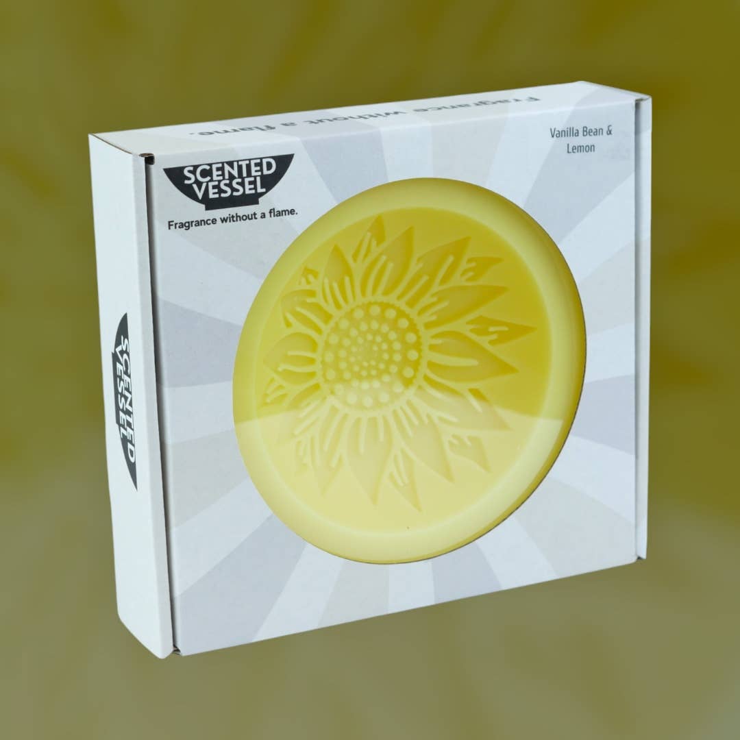 Cape Candle - Lemon Vanilla Sugar Scented Vessel (Sun Burst)