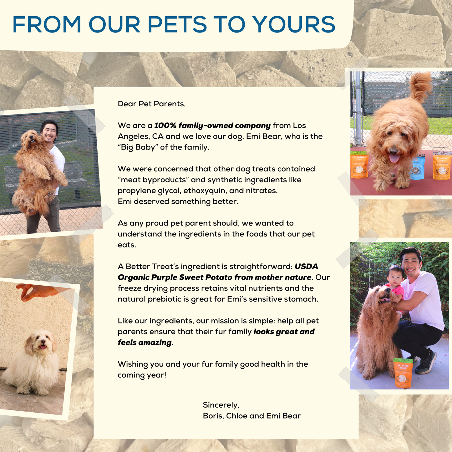 A Better Treat - Organic Freeze Dried Purple Sweet Potato Dog and Cat Treats