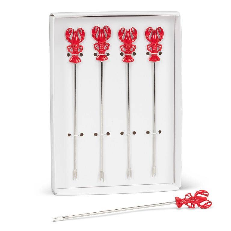 Set of 4 Lobster Cocktail Picks