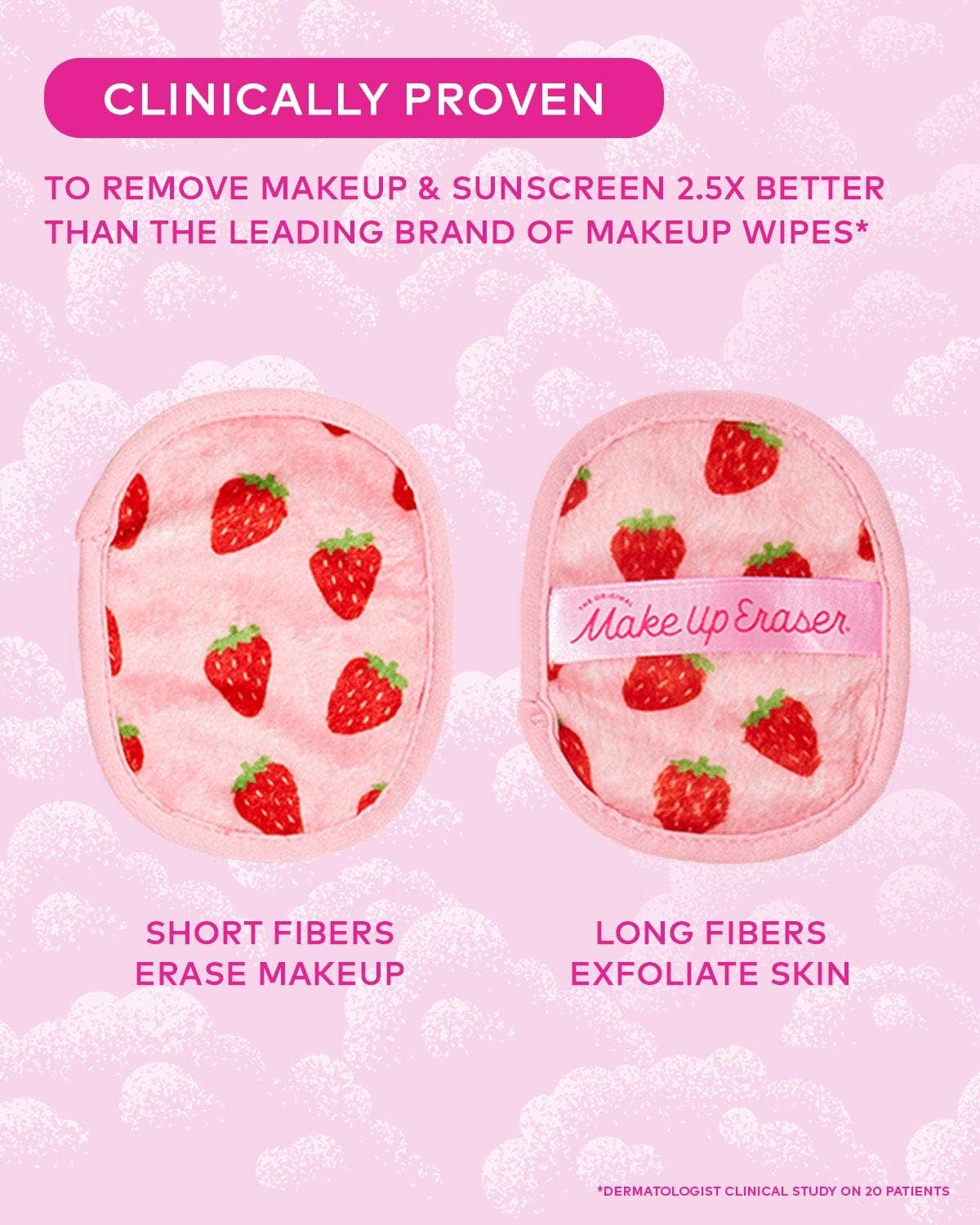 The Original MakeUp Eraser - Strawberry Fields 7-Day Set | Limited Edition