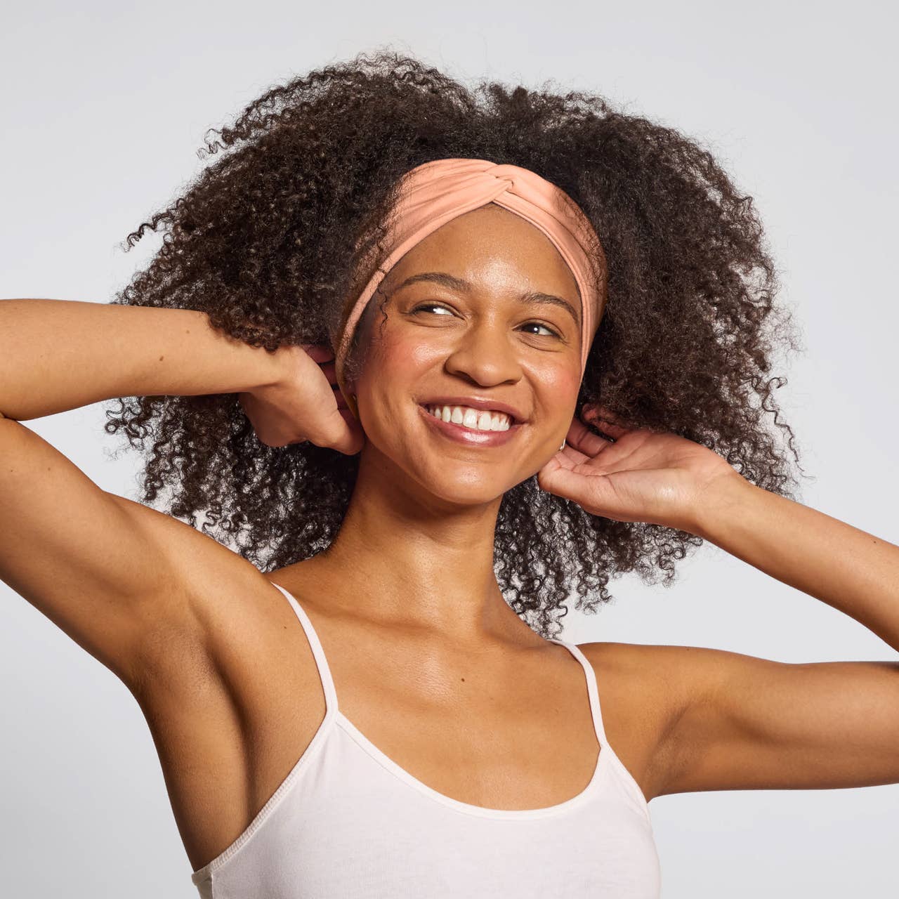 KITSCH - Recycled Fabric Wide Twist Headbands 2pc Set- Rosewood