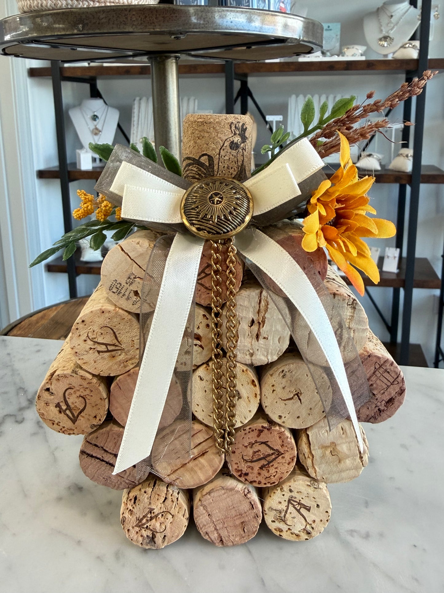Cork Pumpkin! Gold charm