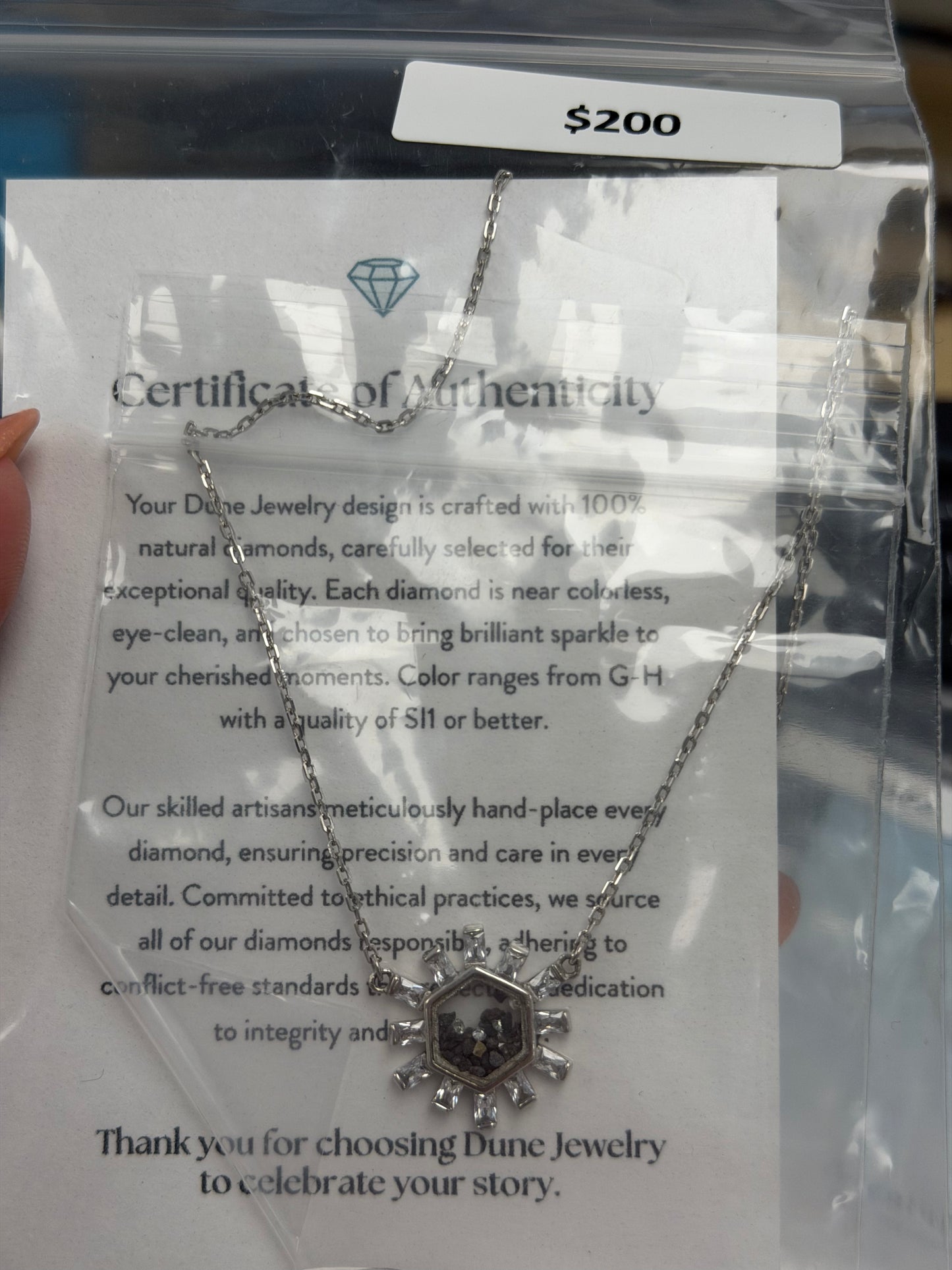 Sample Sale Necklace - Diamond