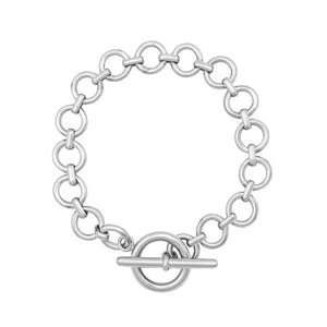 Tesoro Toggle Bracelet Silver