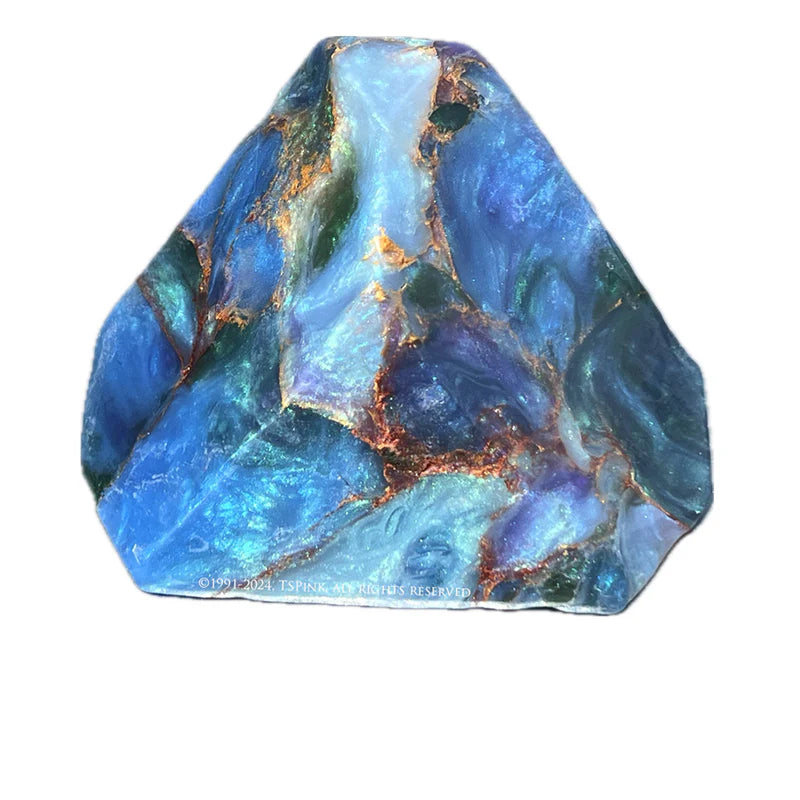 Opal™ SoapRocklets™ • October Birthstone Soap • Gemstone Bath Soap • Peach Melon Gardenia