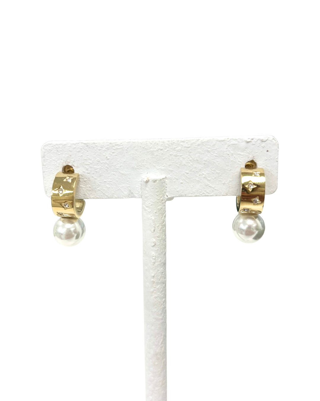 Mi Tesoro One of a Kind Crystal Earrings Gold