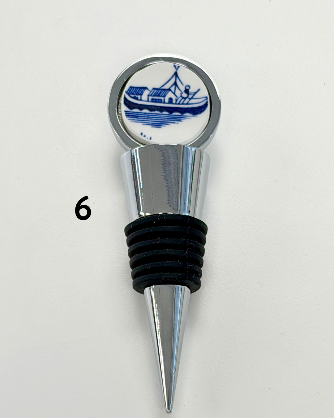 Broken Plate Wine Bottle Stopper