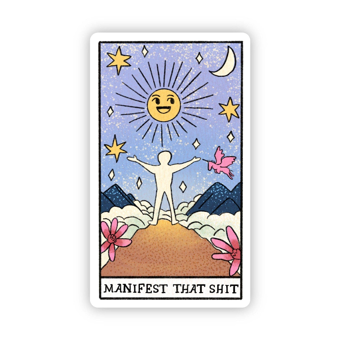Big Moods - "Manifest That Shit" Tarot Card Sticker