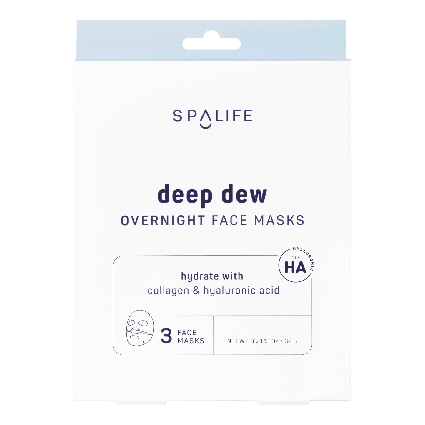 My Spa Life - Deep Dew Hydrating Peelable Face Mask - 3 Pieces