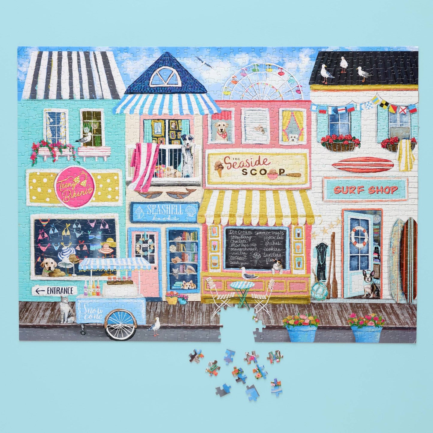 WerkShoppe - Beach Boardwalk 1000 Piece Puzzle