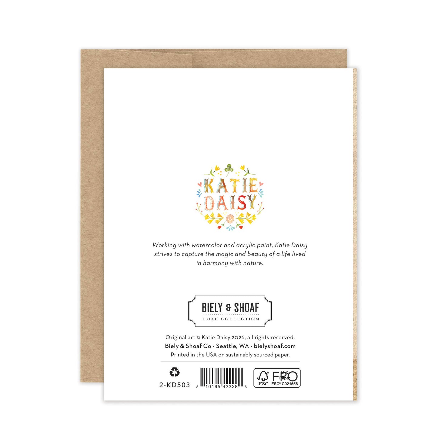 Watering Can Thank You Card