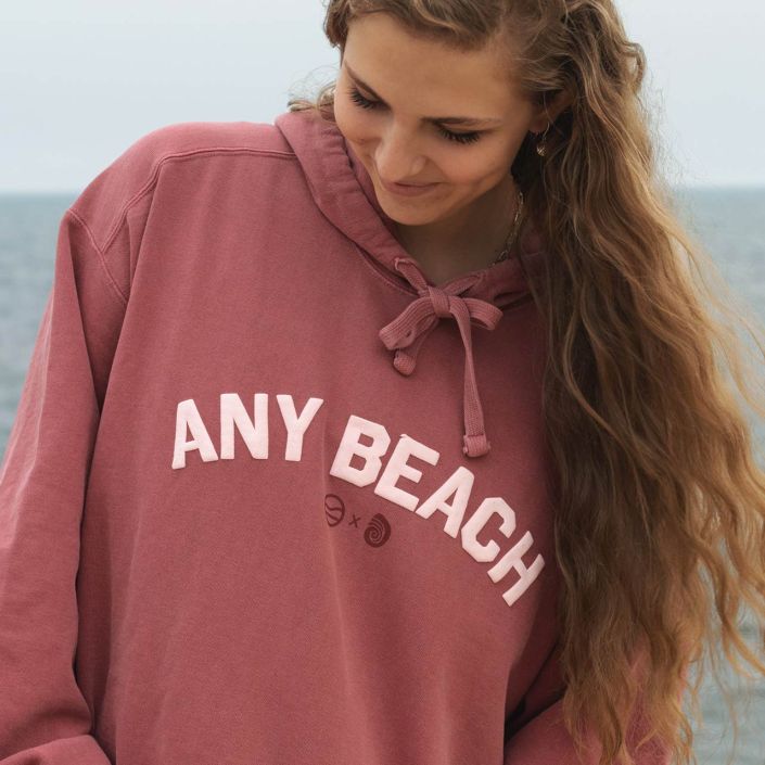 Dune x Cape Clasp Any Beach Hoodie Red