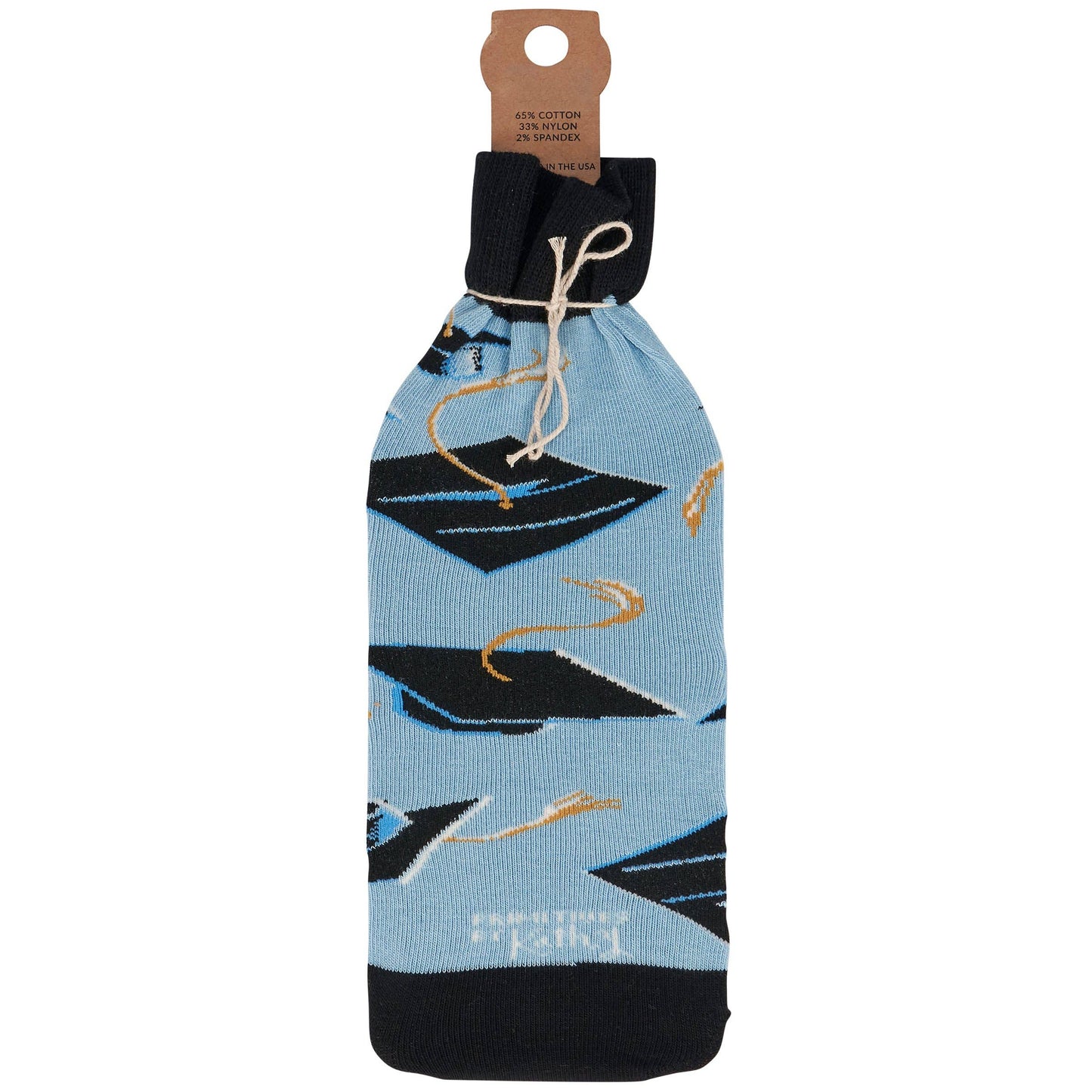 Pairs Well With Graduating Bottle Sock