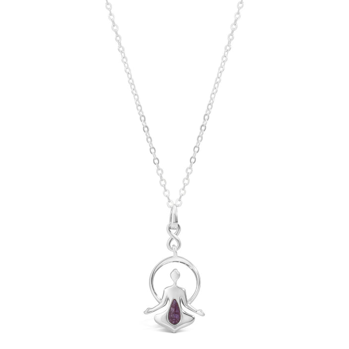 Buddha Necklace - Amethyst