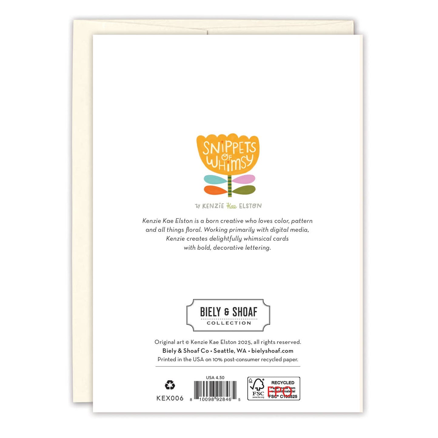 Biely & Shoaf - Santa Trimming Tree Holiday Card