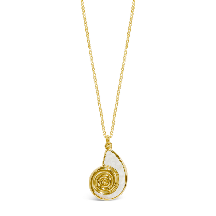 Explorer Nautilus Necklace - Gold - Conch