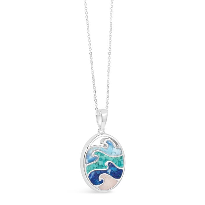 Make Waves Necklace - Beaches of Cape Cod