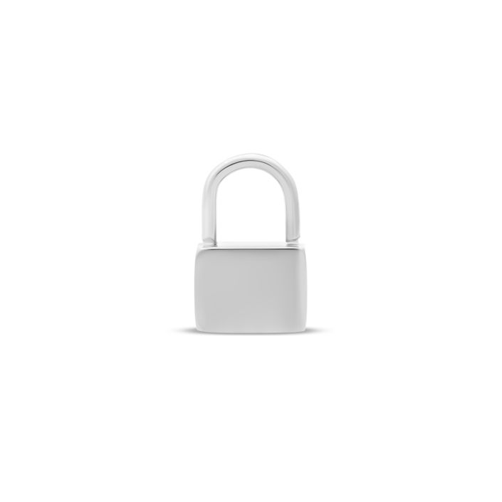 Lock Charm Silver