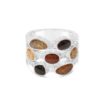 &Earth - Mia Tierra Ring - Silver - Size 8