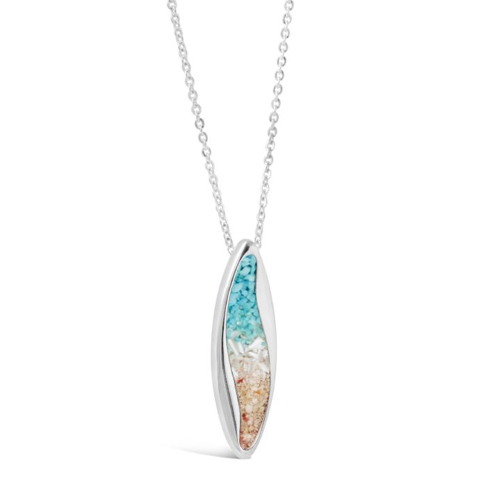 Ocean Current Necklace - Ocean Gradient, Beaches of Cape Cod