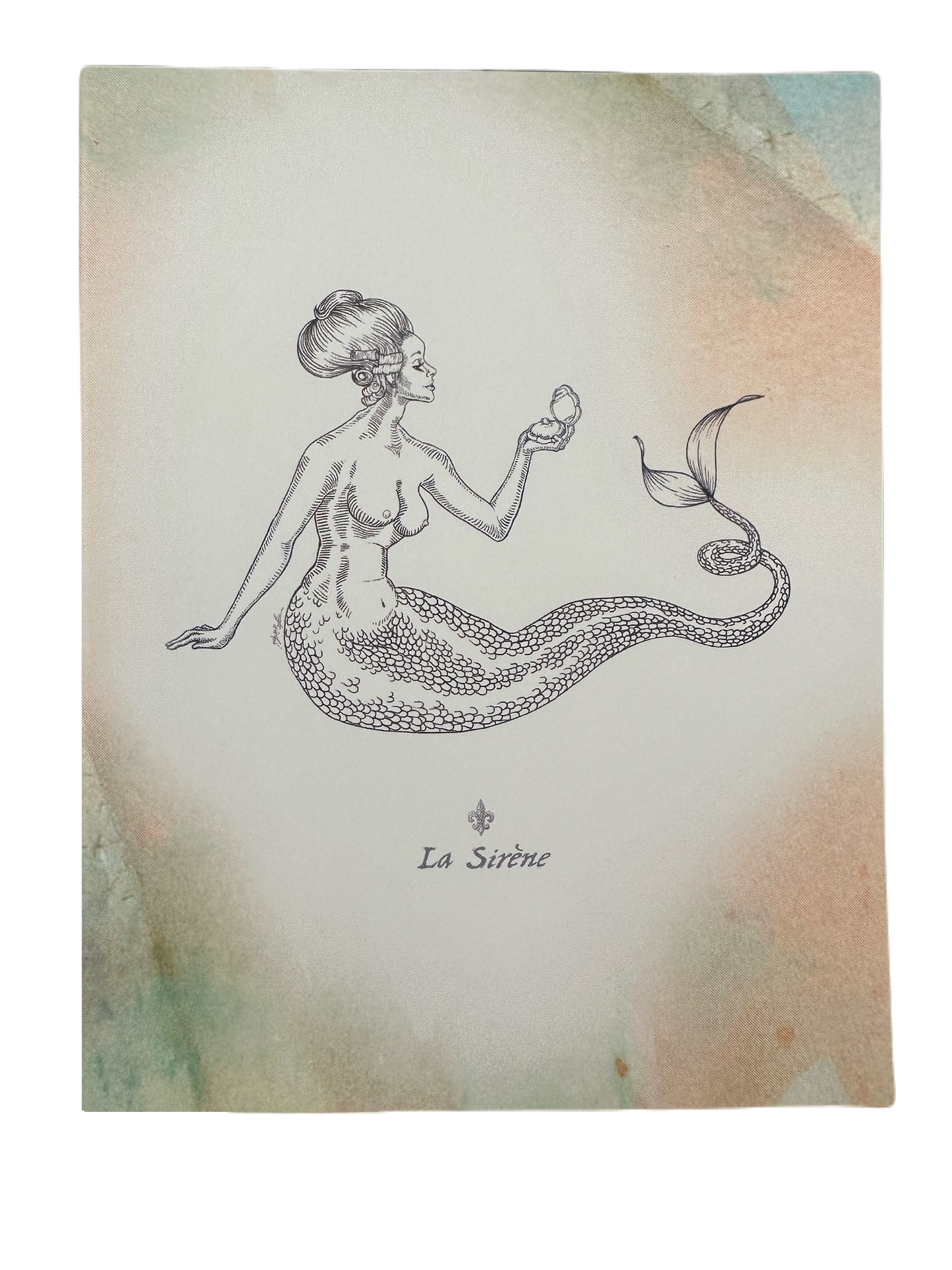 Siren Greeting Card made by Local Artist Yoshi Le-Killough