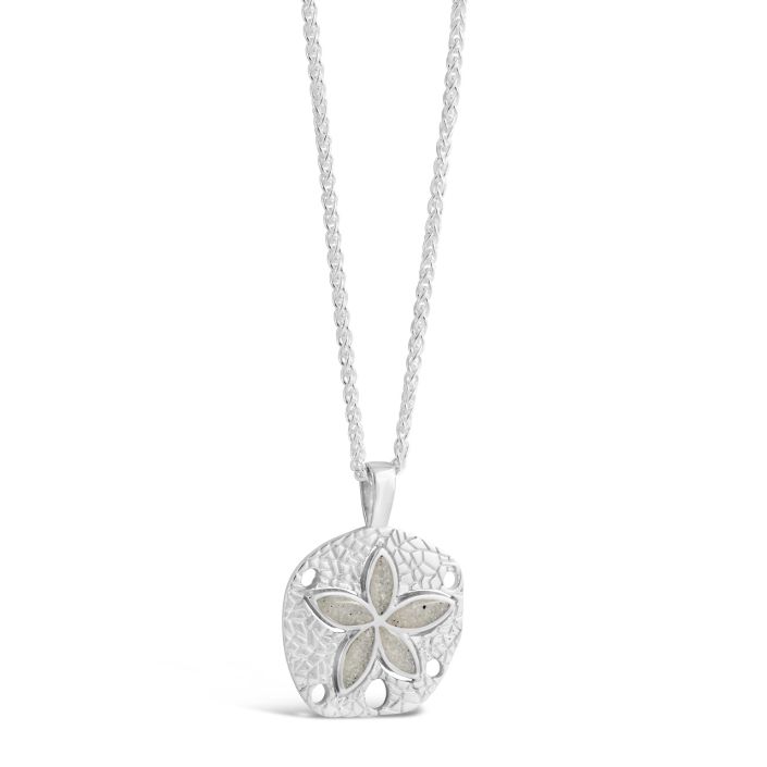 Natural Sand Dollar Necklace - Large Beaches of Cape Cod