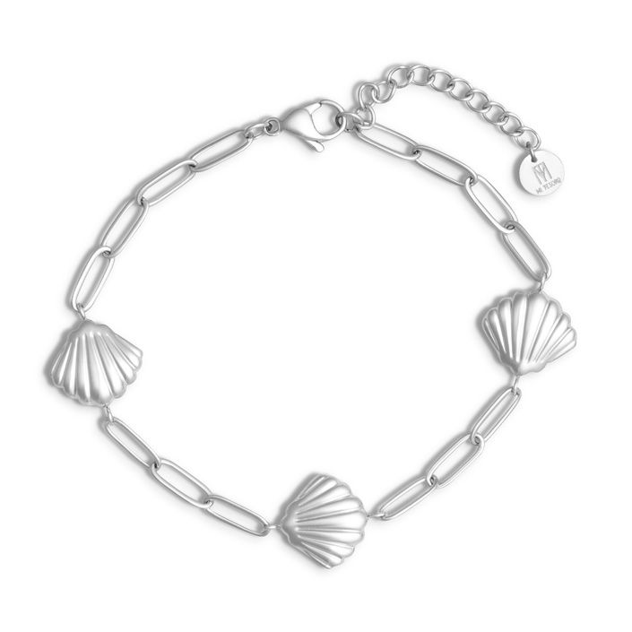 Mi Tesoro - Scallop Chain Bracelet - Silver