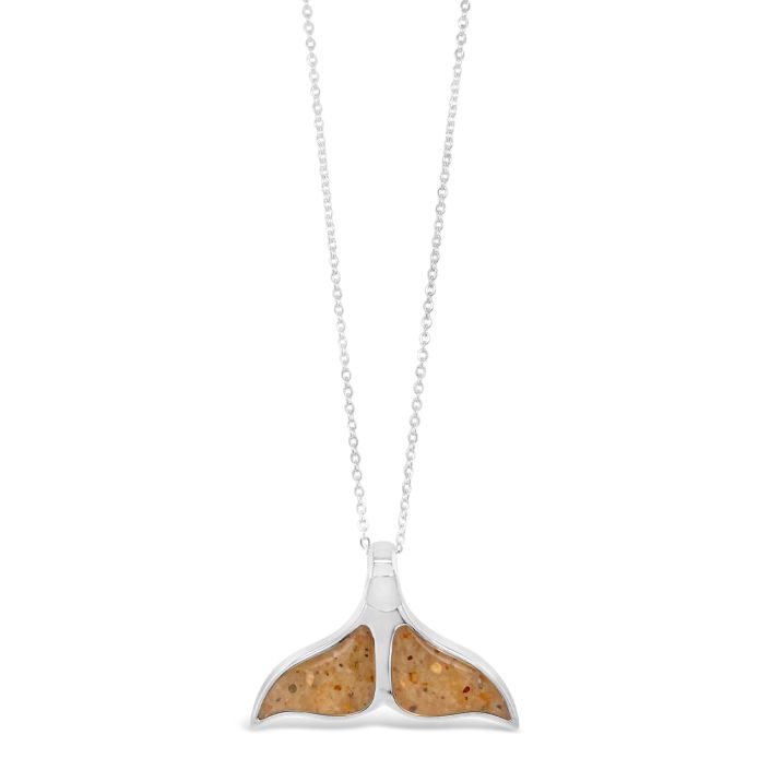 BC - Whale Tail Necklace - Mussel Shell