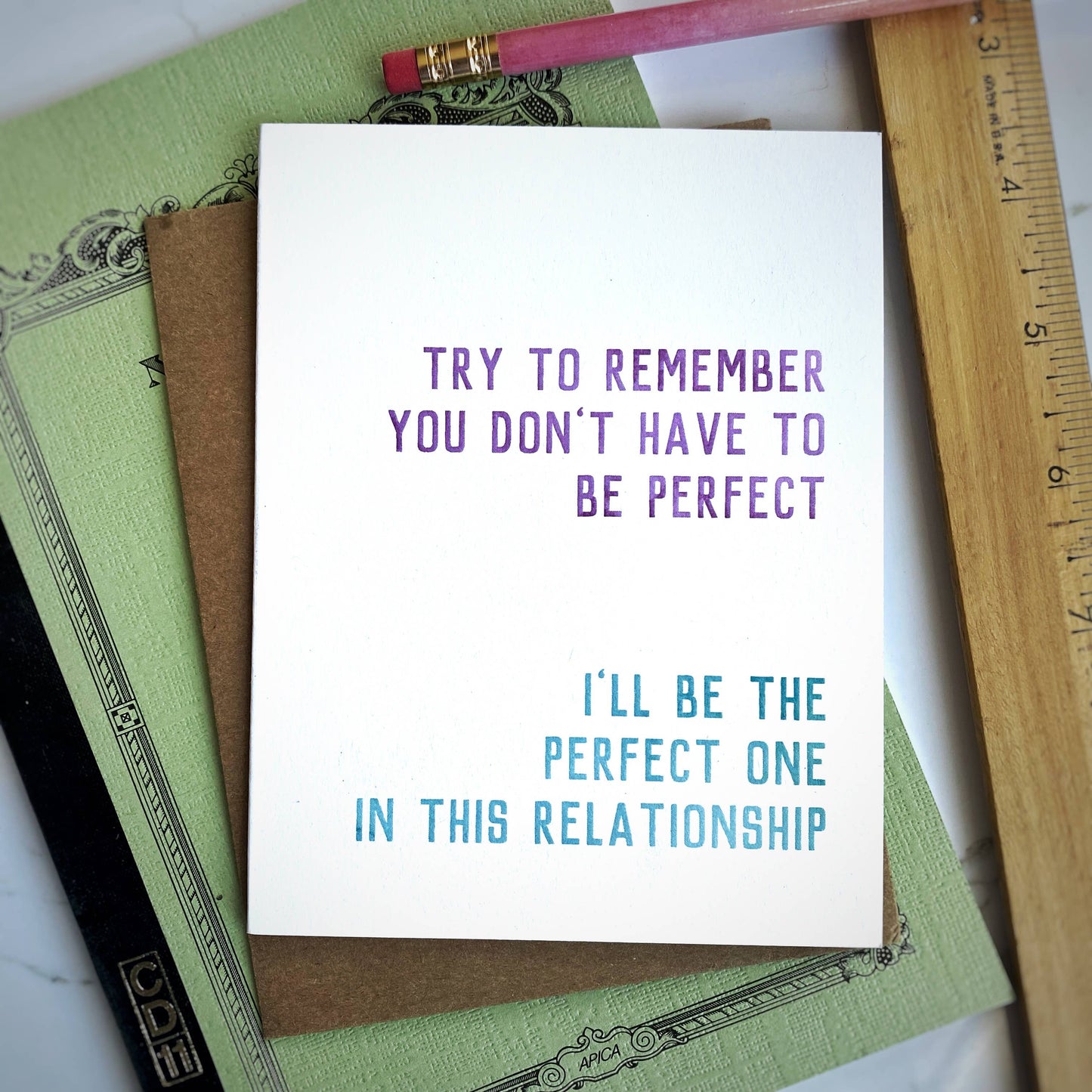 A Zillion Dollars - Funny Perfectionism Card; You Don't Have to be Perfect