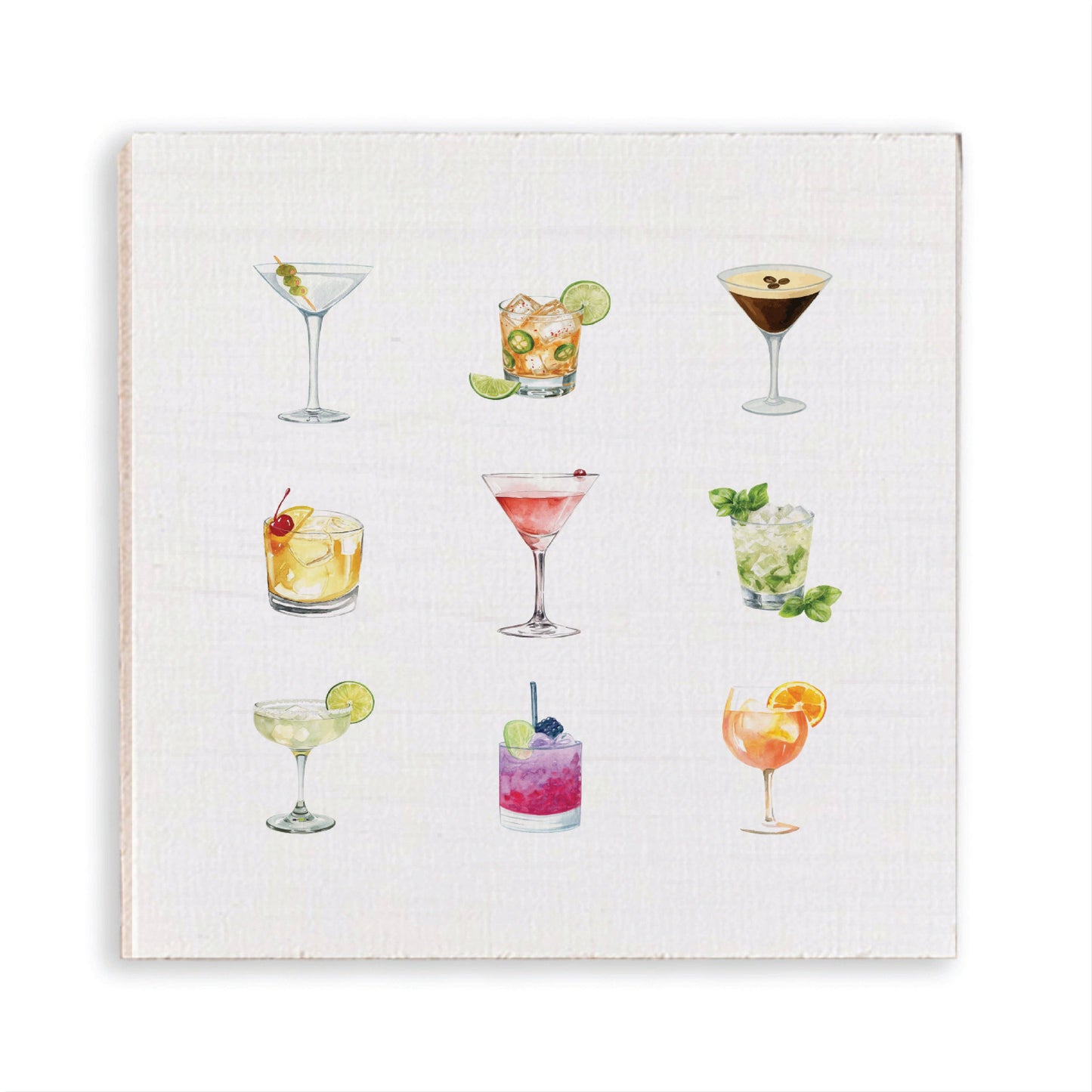 Rustic Marlin - Types Of Drink Magnet