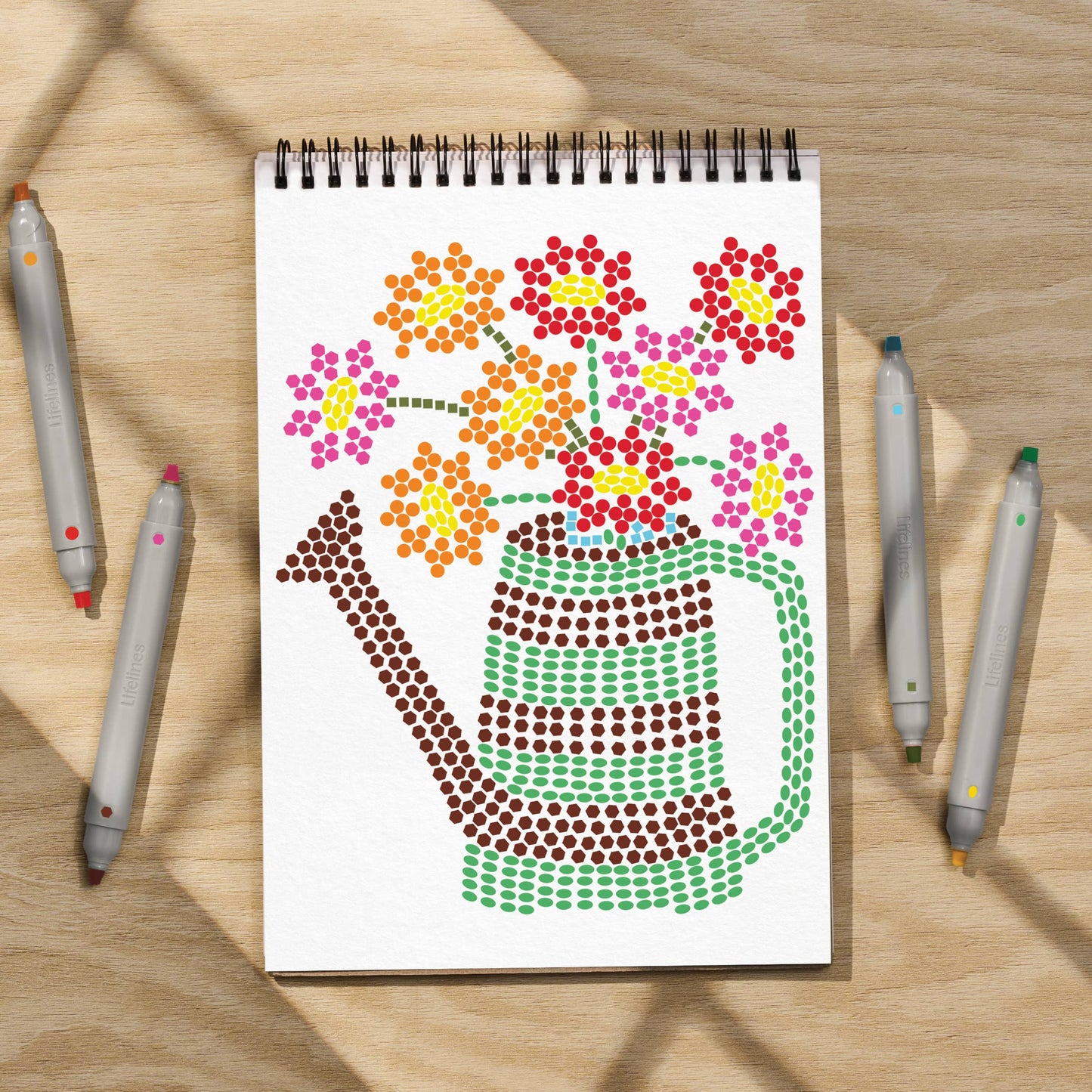 Lifelines - FlowArt - Stamp by Shape- Secret Garden