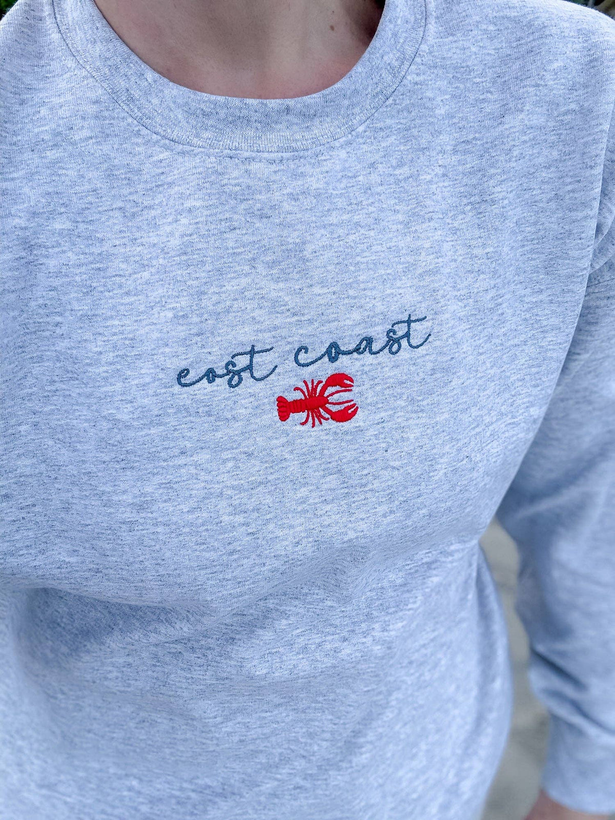 JKSN & Co. - East Coast Lobster Embroidered Sweatshirt
