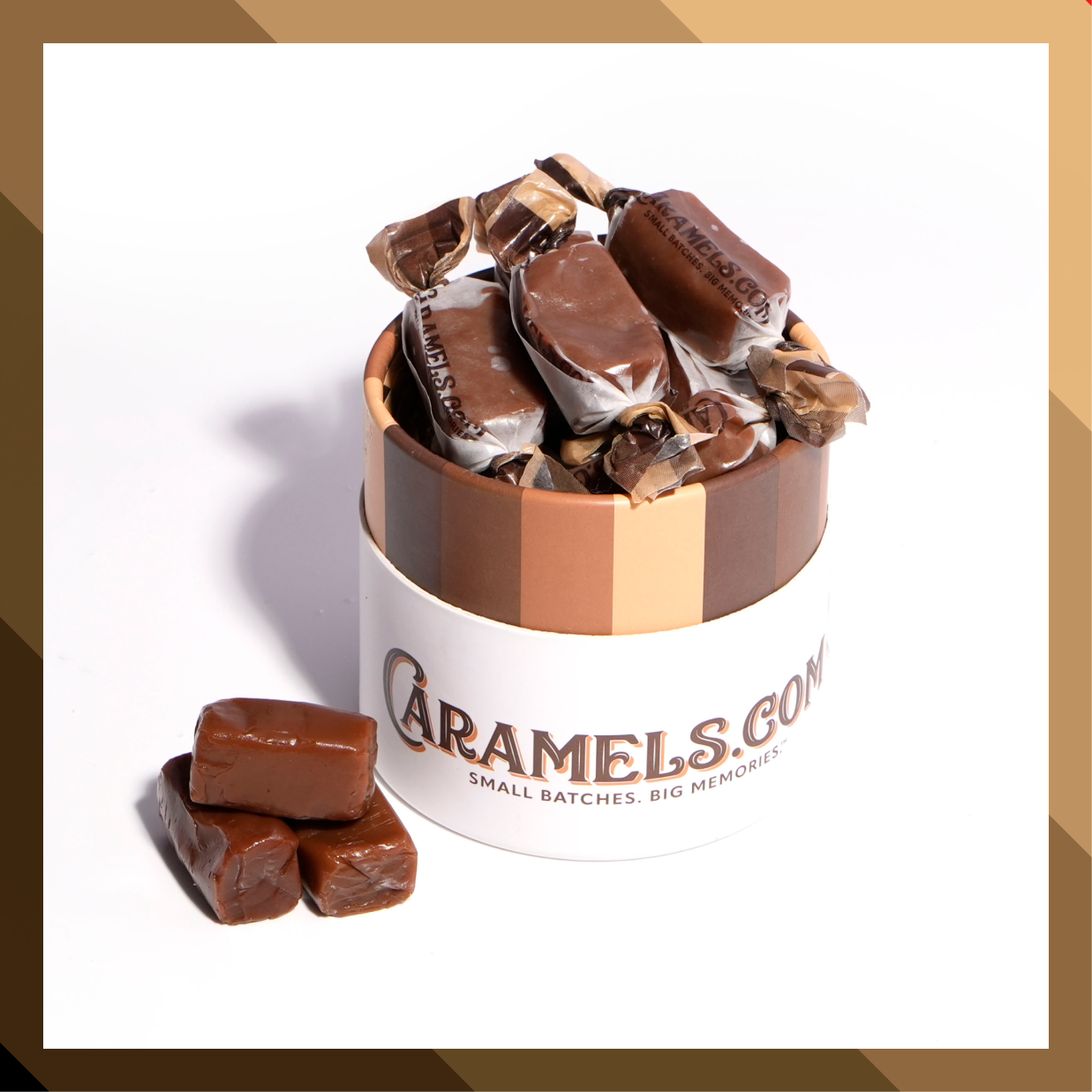 Licorice.com | Caramels.com | Taffy.com - Chocolate Brownie Caramels Soft Chew - (6oz Tube)
