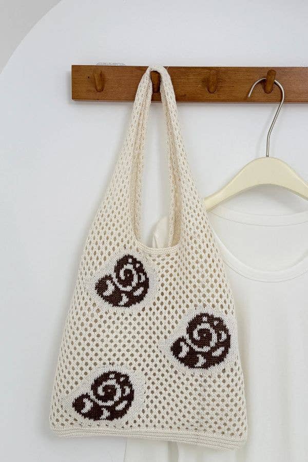 Ocean Theme Crochet Tote Bag