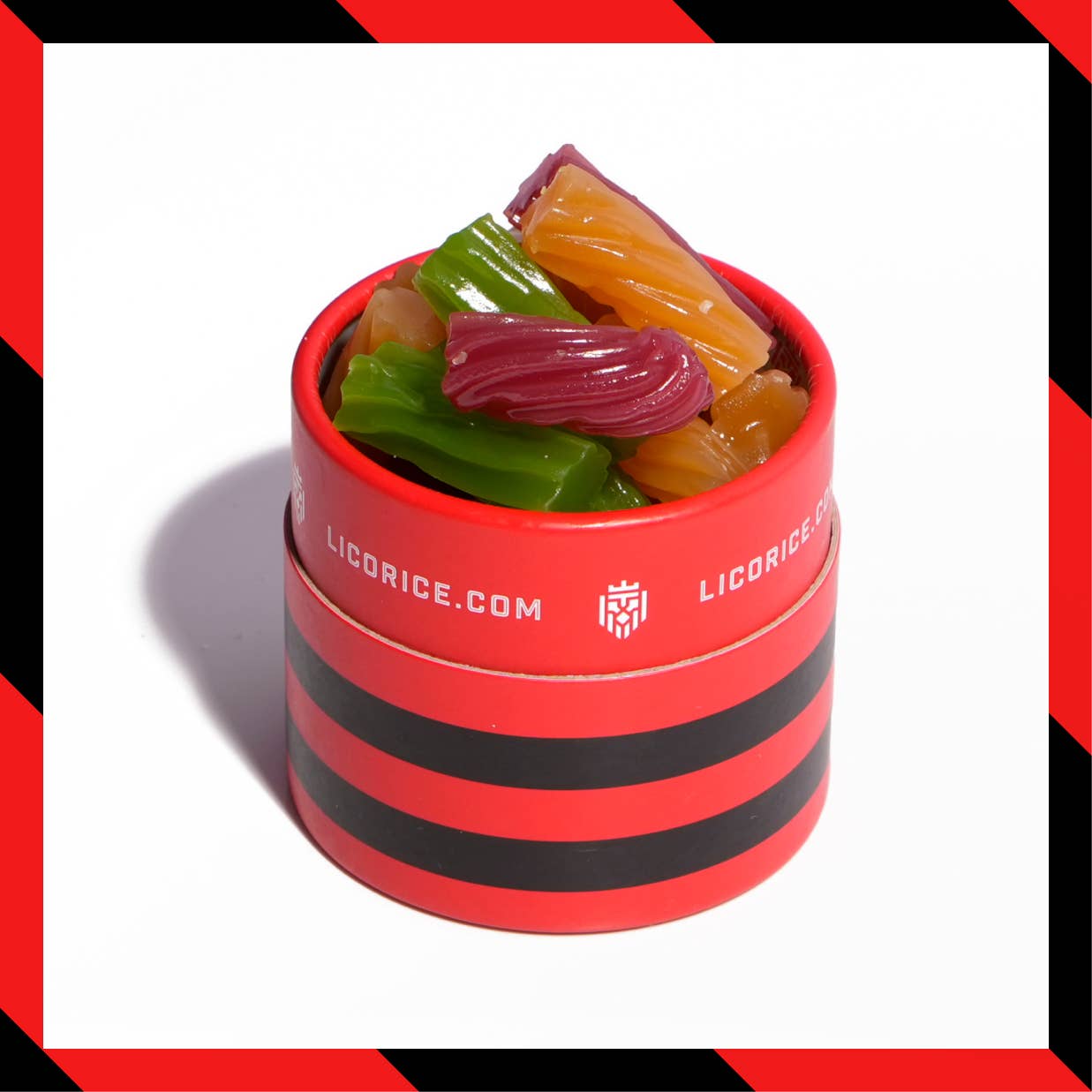 Licorice.com | Caramels.com | Taffy.com - Fruity Licorice Mix - Australian Twists (8oz Tube)