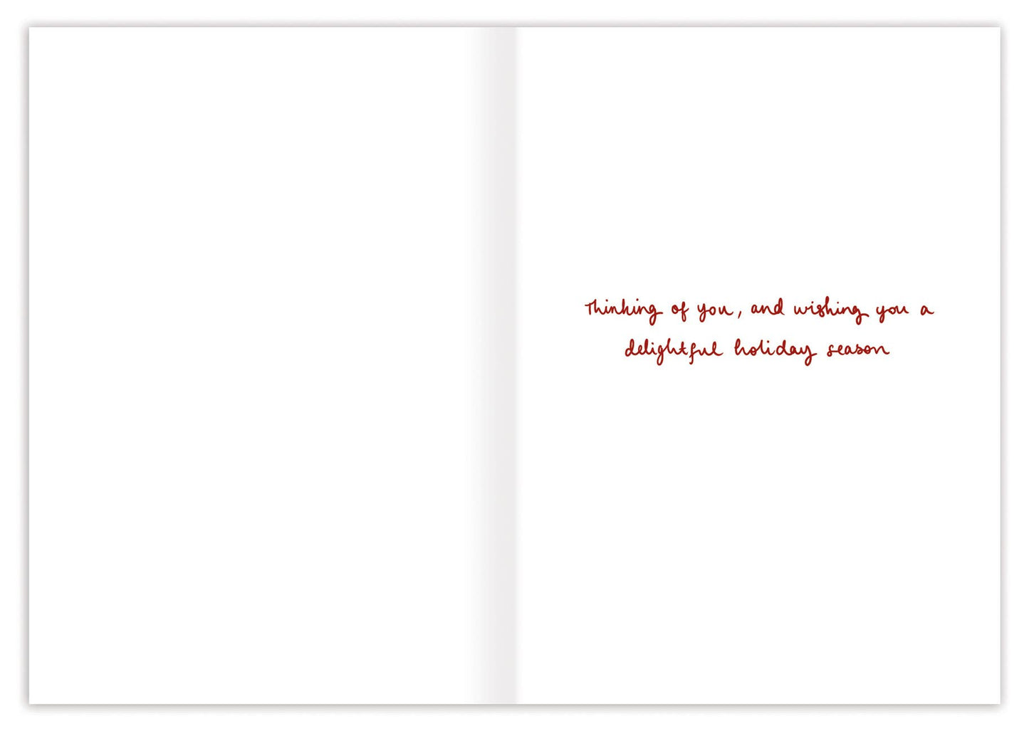 Biely & Shoaf - Snowy Woodland Scene Holiday Card