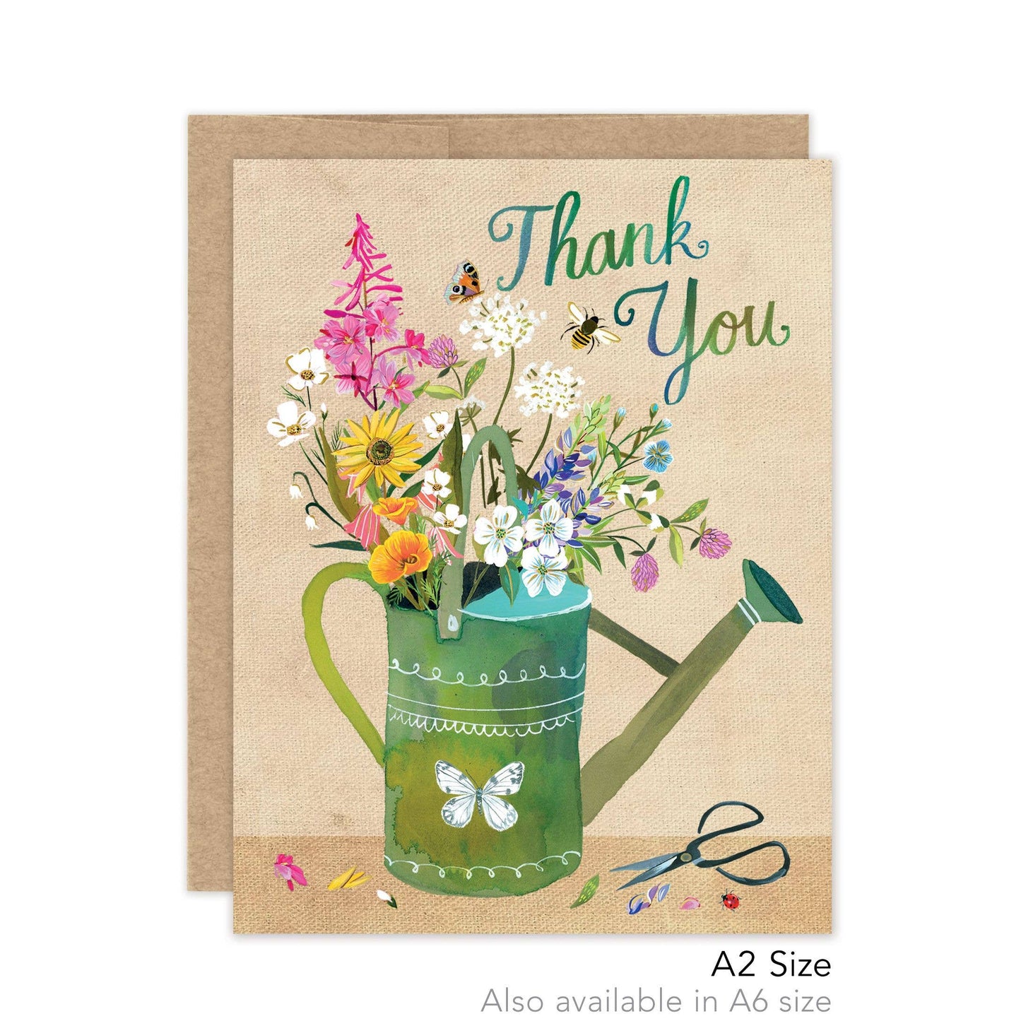 Watering Can Thank You Card
