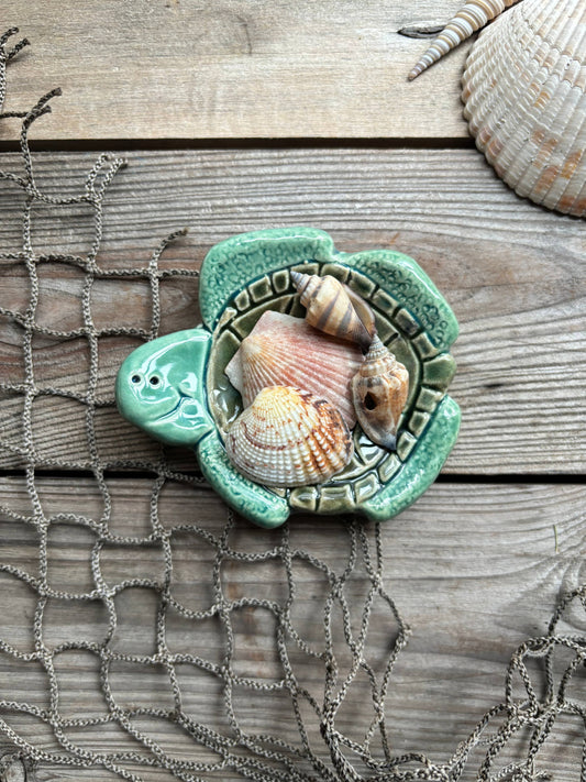 August Ceramics - Ceramic Sea Turtle Dish