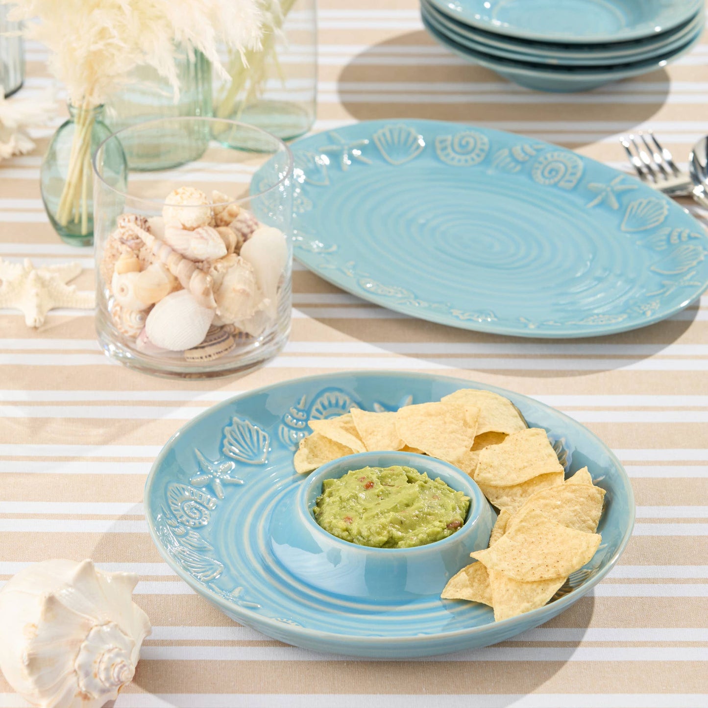 Certified International - Coastline Blue Chip & Dip