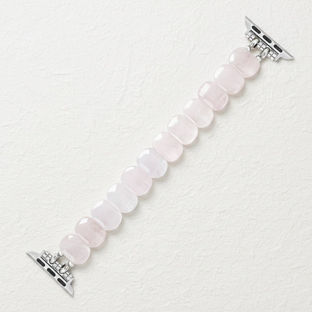 Cape Diablo - Soft Blush Quartz Stretch Apple Watch Strap