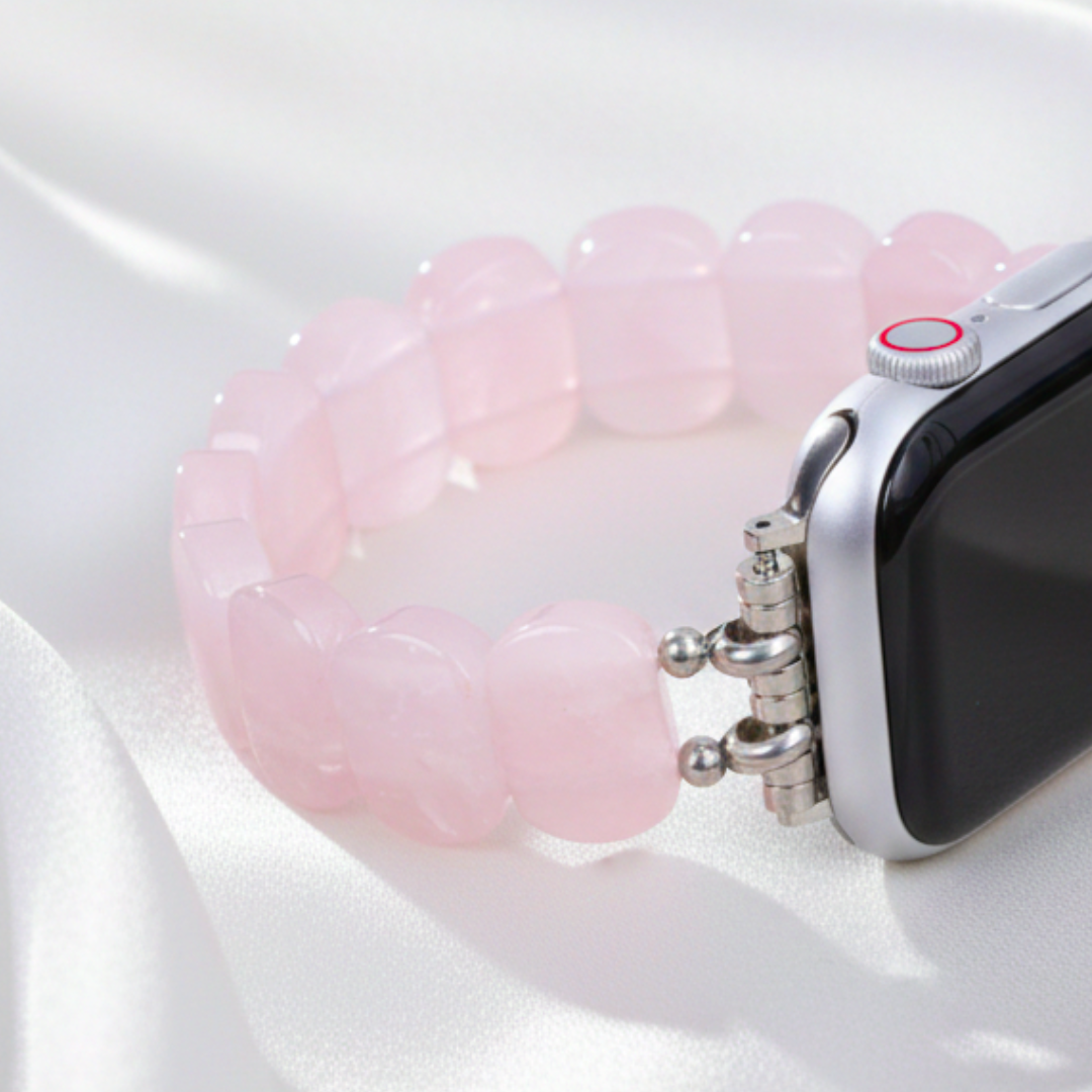 Cape Diablo - Soft Blush Quartz Stretch Apple Watch Strap